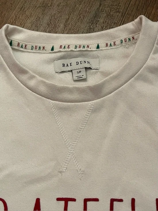 Rae Dunn Women’s  "Grateful" Long-Sleeve Sweatshirt & Jogger Set - Picture 11 of 15